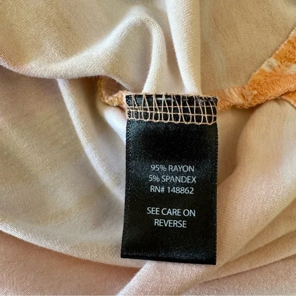 Torrid Super Soft Striped Orange Sleeveless Tank Top Size 4X - Picture 5 of 12